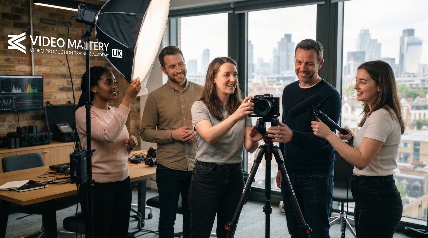 Video Production Training London | On-Site Team Courses On-site Video Production Training in London on scripting, filming, lighting, sound and editing run by a BAFTA-winning editor.